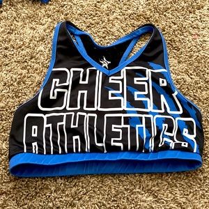 Rebel Athletic Cheer Athletics Onxy Sports Bra Adult Large